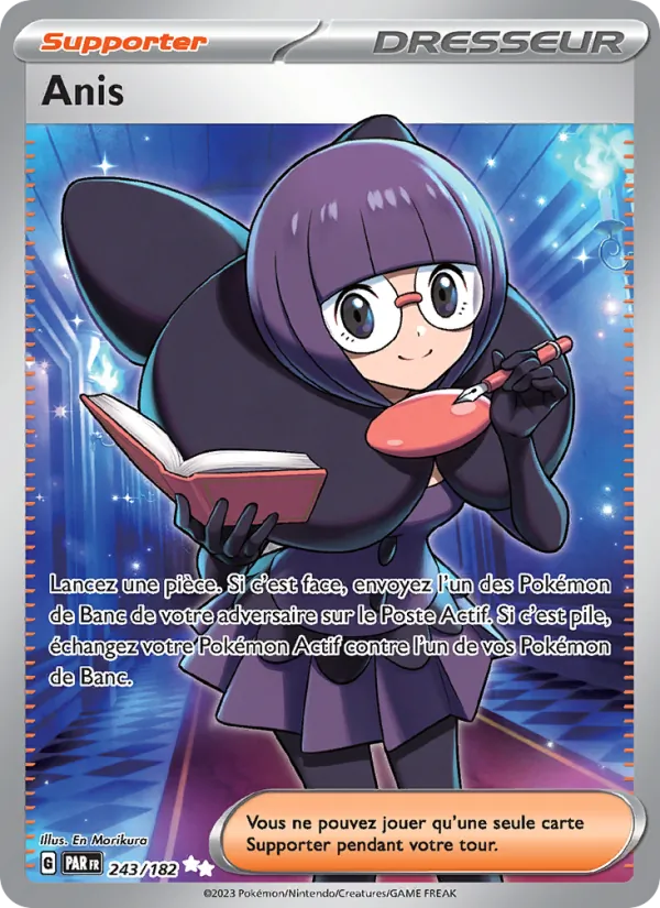 Carte Pokémon Anis de l'extension Faille Paradoxe