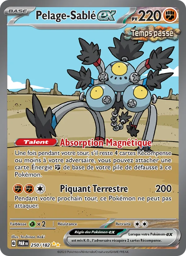 Carte Pokémon Pelage-Sablé-ex de l'extension Faille Paradoxe