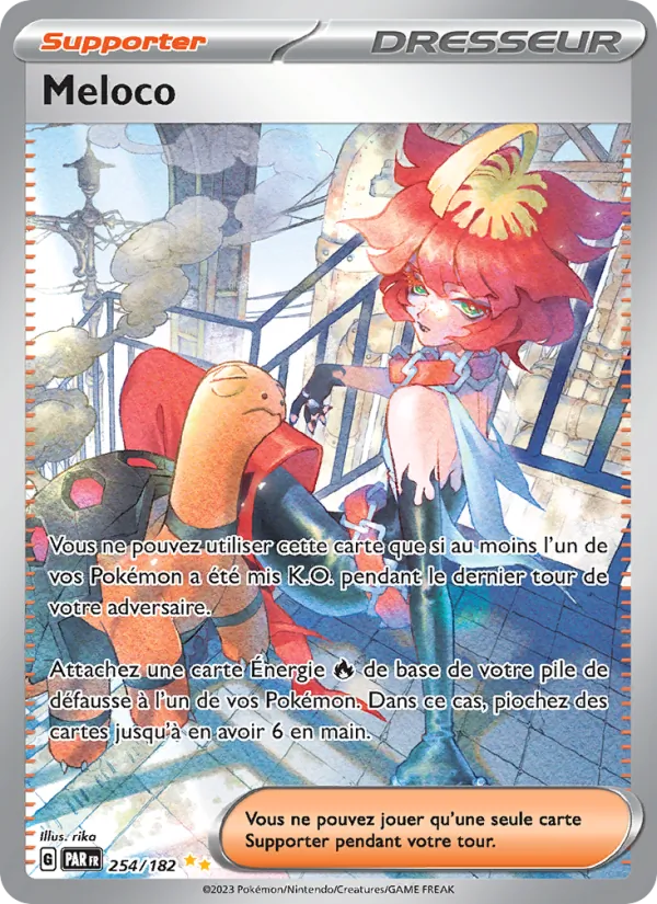 Carte Pokémon Meloco de l'extension Faille Paradoxe