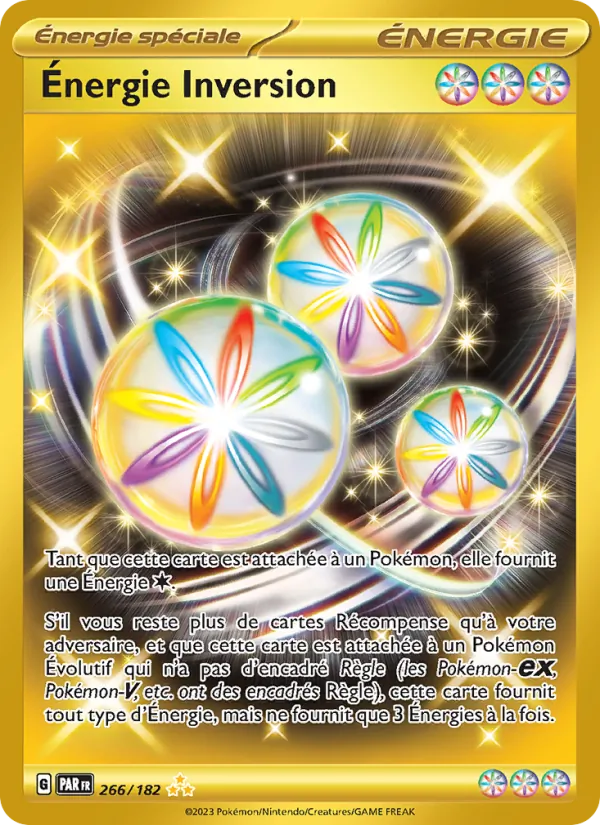 Carte Pokémon Énergie Inversion de l'extension Faille Paradoxe