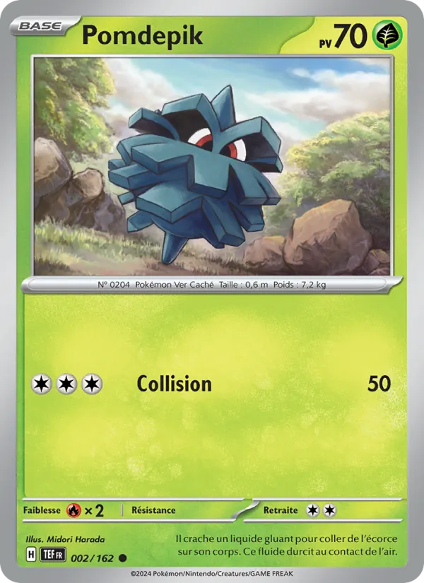 Carte Pokémon Pomdepik de l'extension Forces Temporelles