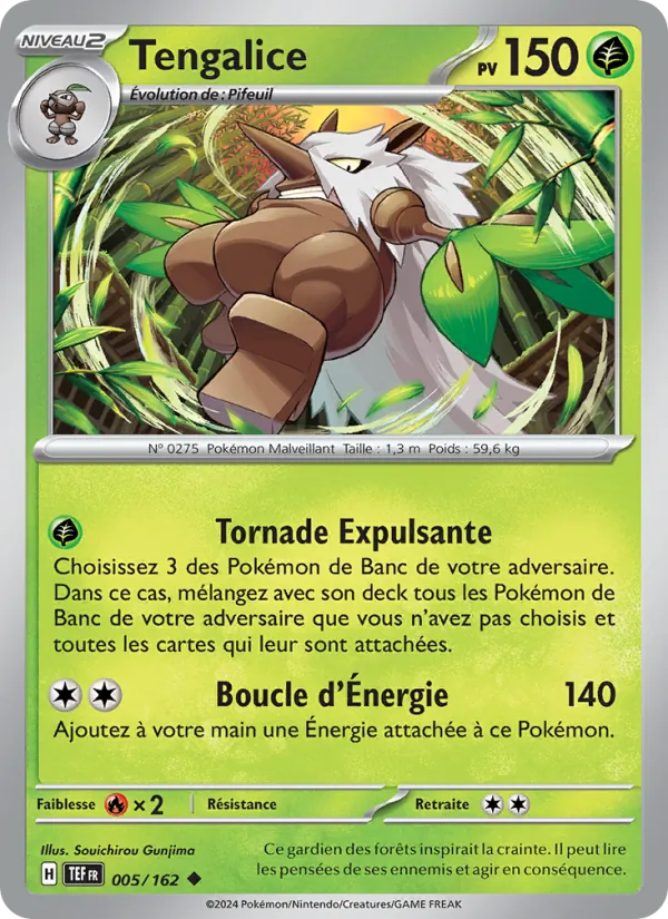 Carte Pokémon Tengalice de l'extension Forces Temporelles