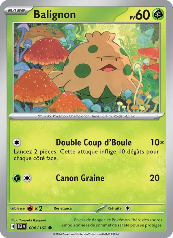Carte Pokémon Balignon de l'extension Forces Temporelles