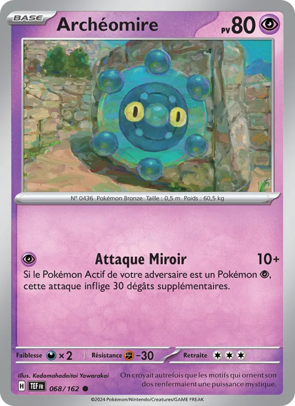 Carte Pokémon Archéomire de l'extension Forces Temporelles