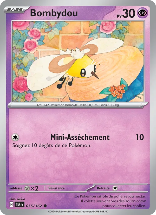 Carte Pokémon Bombydou de l'extension Forces Temporelles