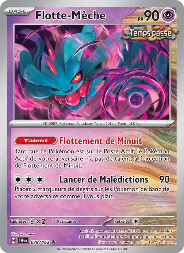 Carte Pokémon Flotte-Mèche de l'extension Forces Temporelles