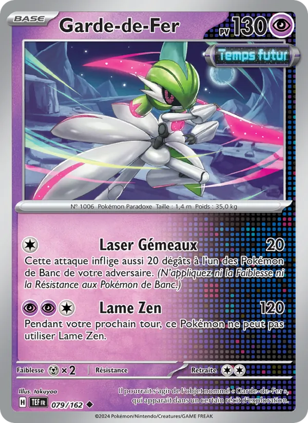 Carte Pokémon Garde-de-Fer de l'extension Forces Temporelles
