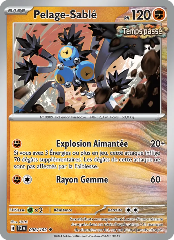 Carte Pokémon Pelage-Sablé de l'extension Forces Temporelles