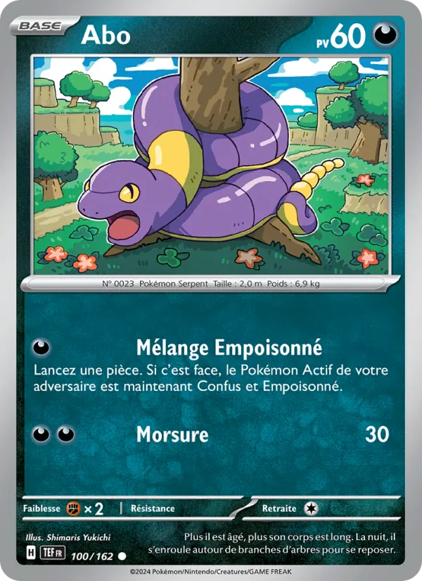 Carte Pokémon Abo de l'extension Forces Temporelles