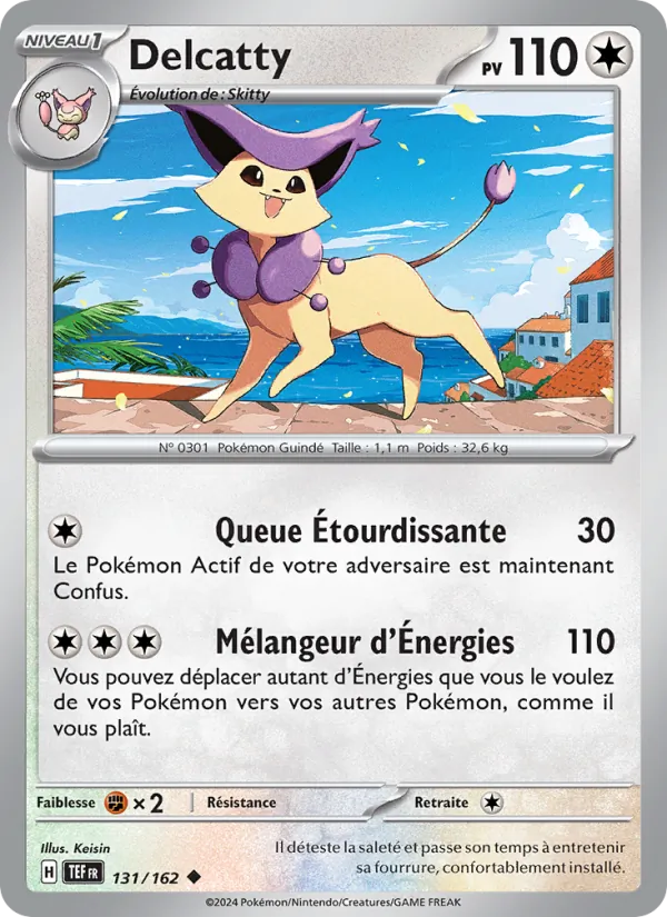 Carte Pokémon Delcatty de l'extension Forces Temporelles