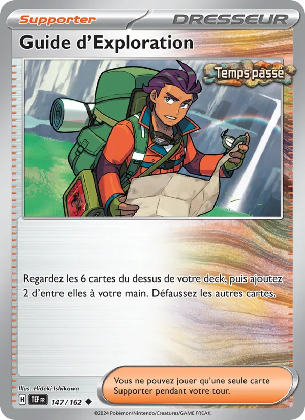 Carte Pokémon Guide d'Exploration de l'extension Forces Temporelles