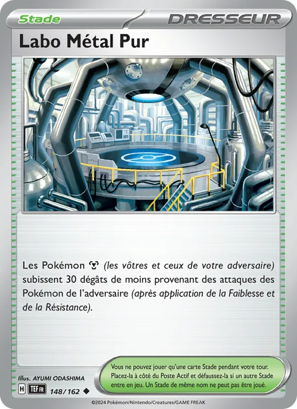 Carte Pokémon Labo Métal Pur de l'extension Forces Temporelles