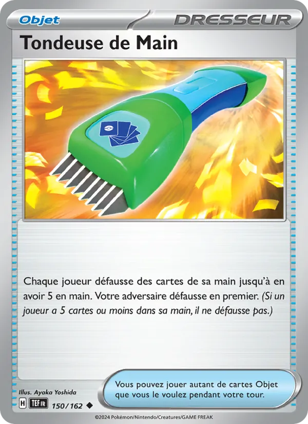 Carte Pokémon Tondeuse de Main de l'extension Forces Temporelles