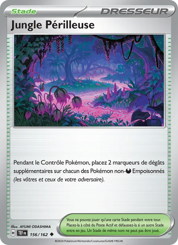 Carte Pokémon Jungle Périlleuse de l'extension Forces Temporelles