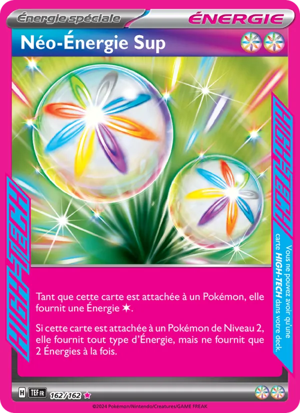 Carte Pokémon Néo-Énergie Sup de l'extension Forces Temporelles