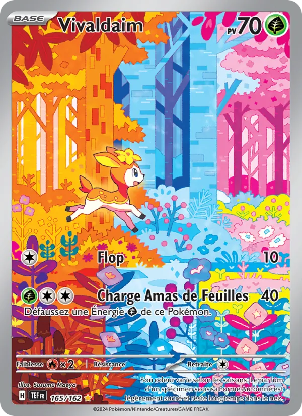 Carte Pokémon Vivaldaim de l'extension Forces Temporelles
