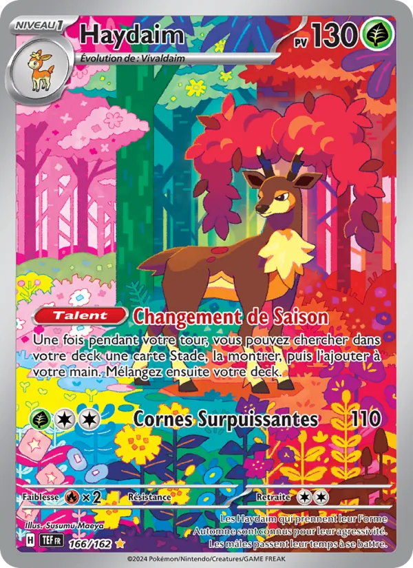 Carte Pokémon Haydaim de l'extension Forces Temporelles