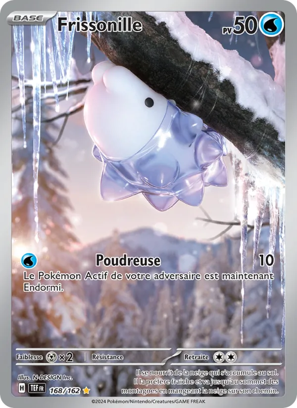 Carte Pokémon Frissonille de l'extension Forces Temporelles