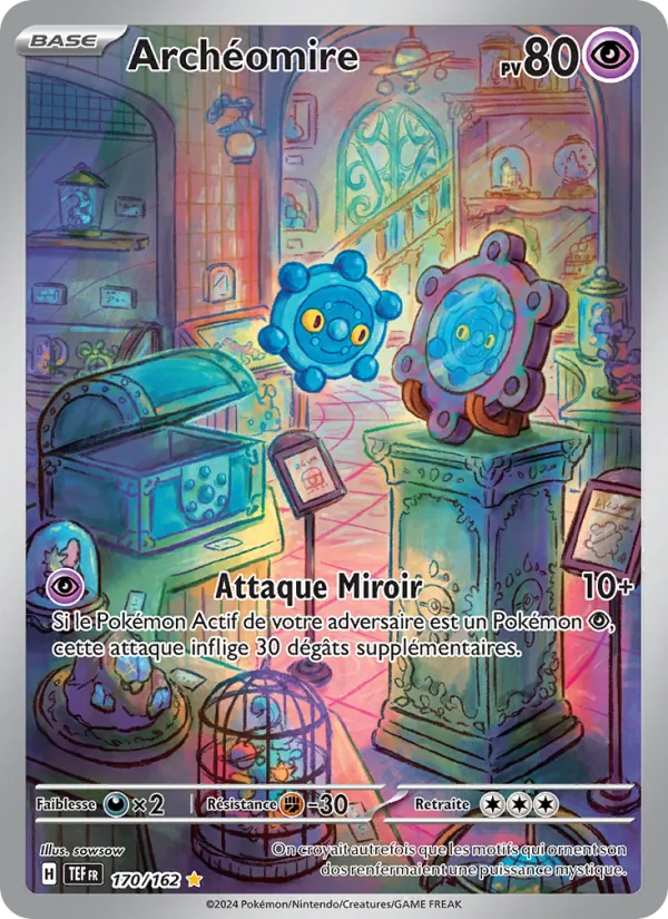 Carte Pokémon Archéomire de l'extension Forces Temporelles