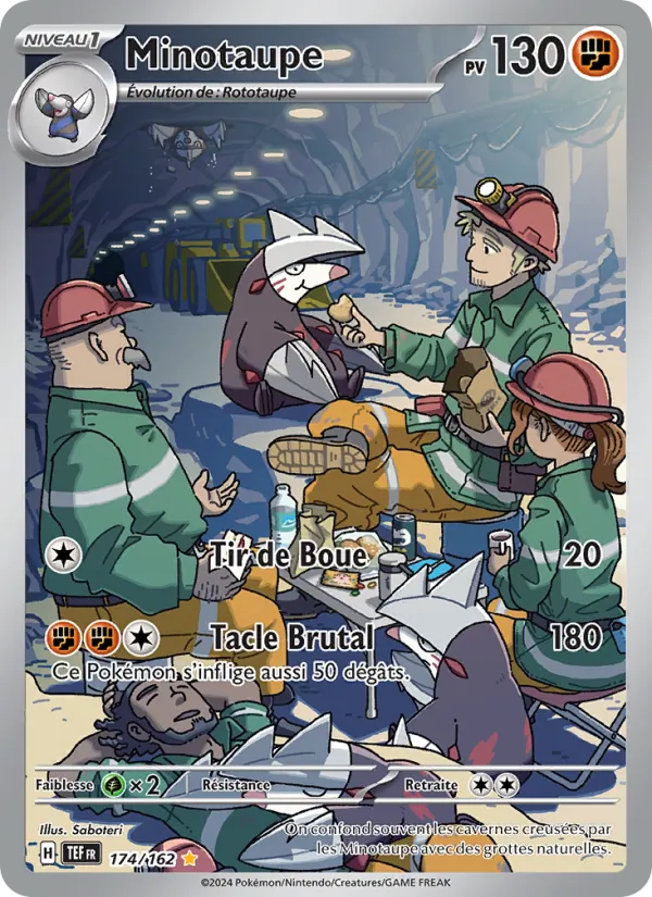 Carte Pokémon Minotaupe de l'extension Forces Temporelles
