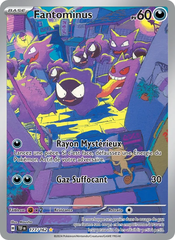 Carte Pokémon Fantominus de l'extension Forces Temporelles