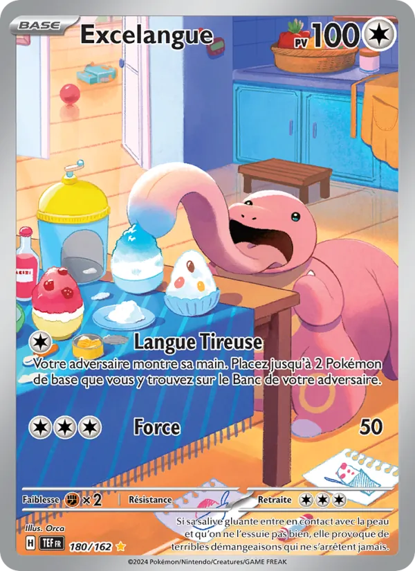 Carte Pokémon Excelangue de l'extension Forces Temporelles