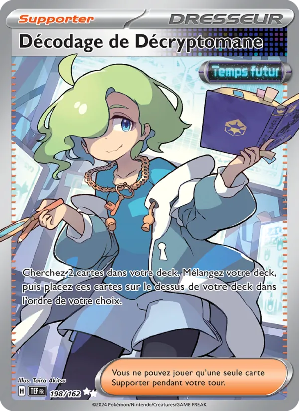 Carte Pokémon Décodage de Décryptomane de l'extension Forces Temporelles