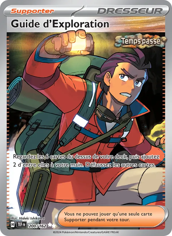 Carte Pokémon Guide d'Exploration de l'extension Forces Temporelles
