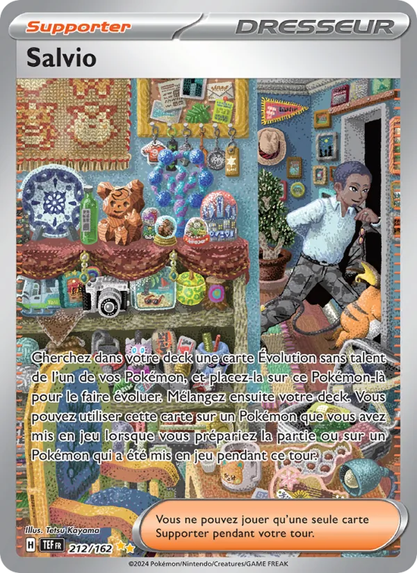 Carte Pokémon Salvio de l'extension Forces Temporelles