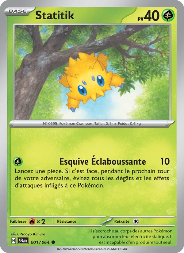Carte Pokémon Statitik de l'extension Fable Nébuleuse