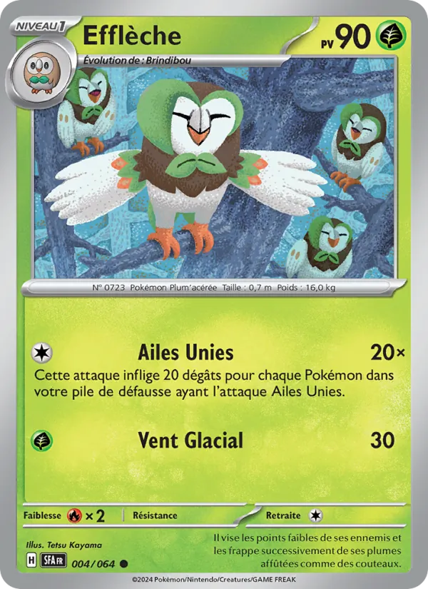 Carte Pokémon Efflèche de l'extension Fable Nébuleuse