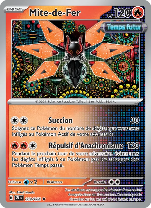 Carte Pokémon Mite-de-Fer de l'extension Fable Nébuleuse
