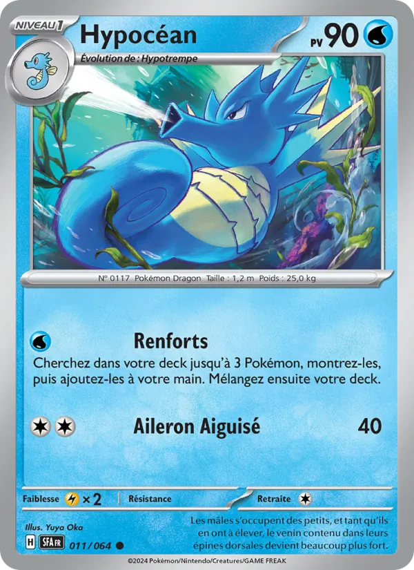 Carte Pokémon Hypocéan de l'extension Fable Nébuleuse