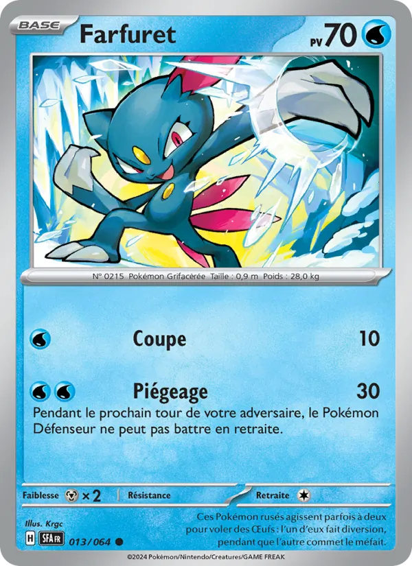 Carte Pokémon Farfuret de l'extension Fable Nébuleuse