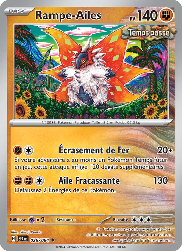 Carte Pokémon Rampe-Ailes de l'extension Fable Nébuleuse
