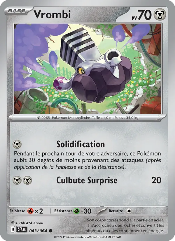 Carte Pokémon Vrombi de l'extension Fable Nébuleuse