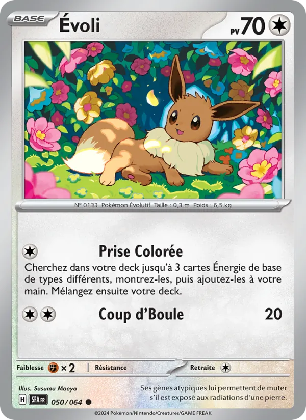 Carte Pokémon Évoli de l'extension Fable Nébuleuse