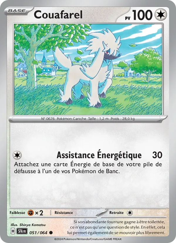 Carte Pokémon Couafarel de l'extension Fable Nébuleuse