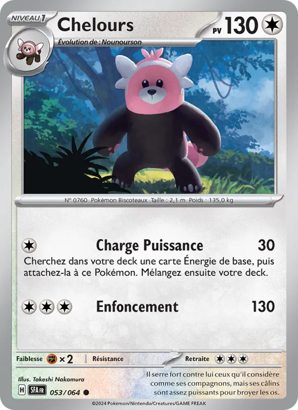 Carte Pokémon Chelours de l'extension Fable Nébuleuse