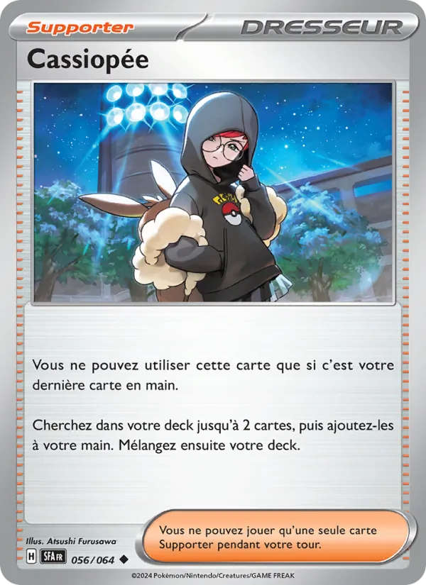 Carte Pokémon Cassiopée de l'extension Fable Nébuleuse