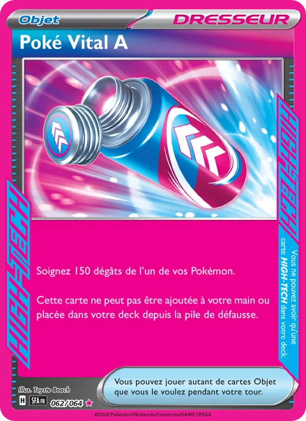 Carte Pokémon Poké Vital A de l'extension Fable Nébuleuse