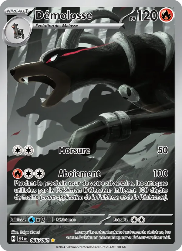 Carte Pokémon Démolosse de l'extension Fable Nébuleuse