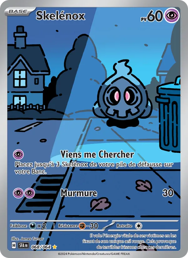 Carte Pokémon Skelénox de l'extension Fable Nébuleuse