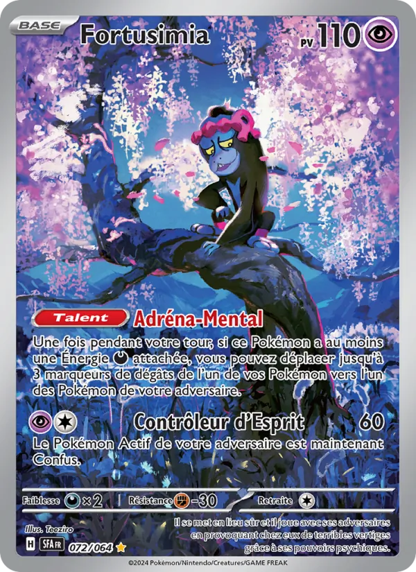 Carte Pokémon Fortusimia de l'extension Fable Nébuleuse