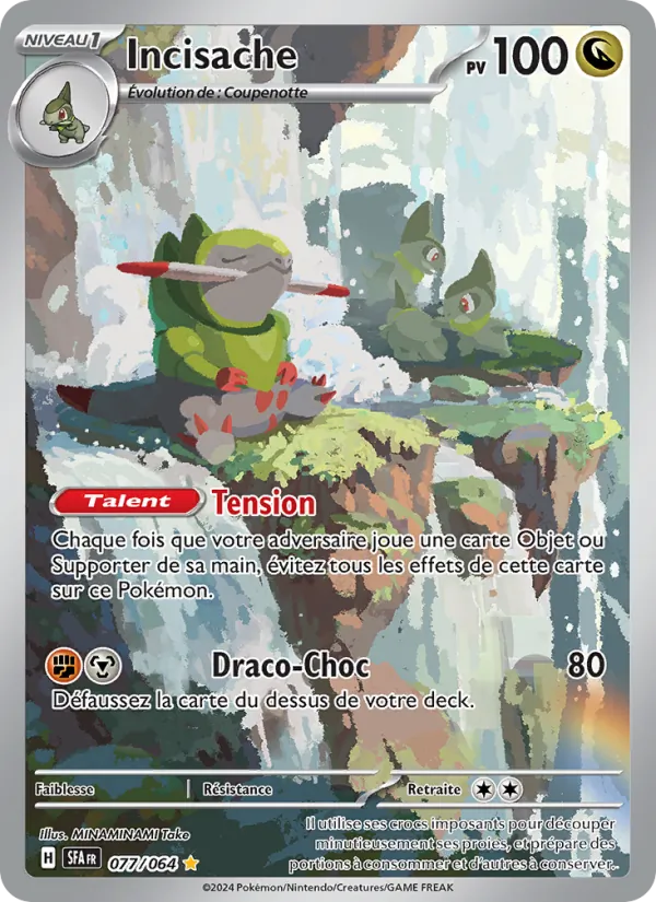 Carte Pokémon Incisache de l'extension Fable Nébuleuse