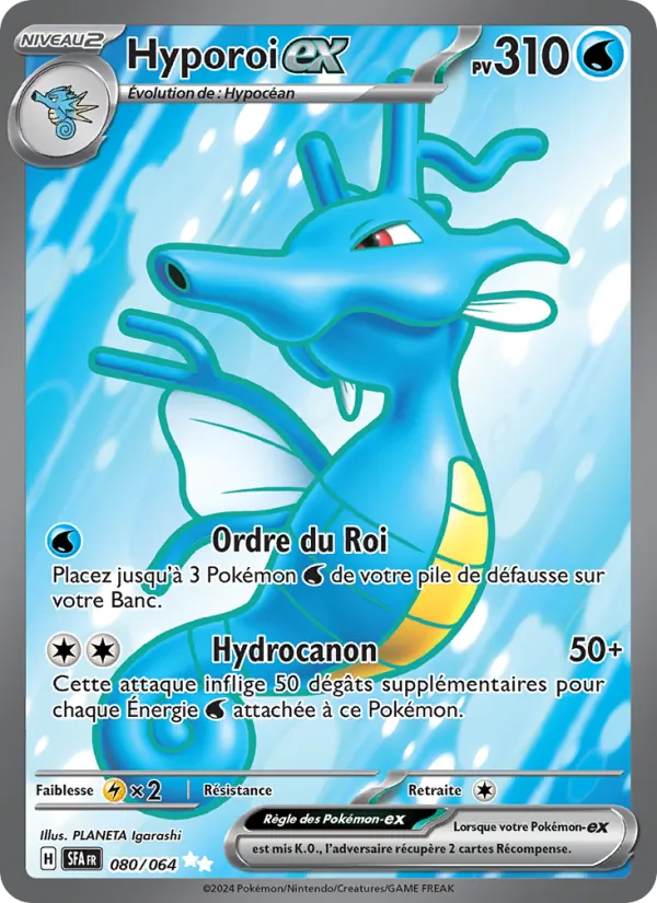Carte Pokémon Hyporoi-ex de l'extension Fable Nébuleuse