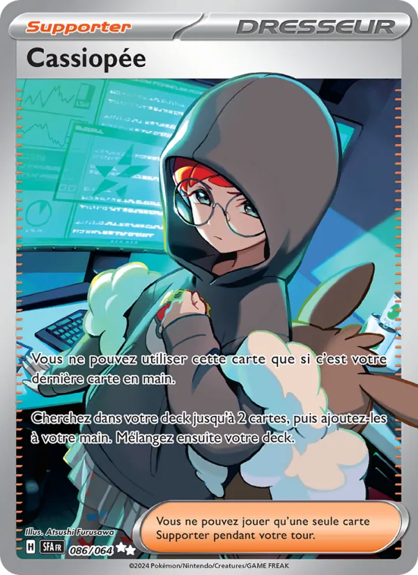 Carte Pokémon Cassiopée de l'extension Fable Nébuleuse