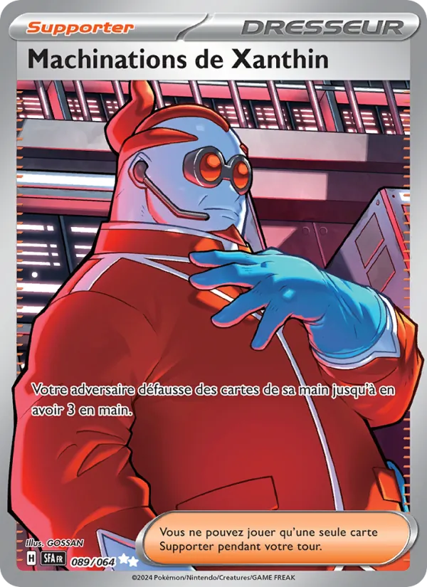 Carte Pokémon Machinations de Xanthin de l'extension Fable Nébuleuse