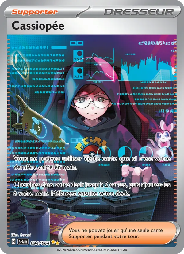 Carte Pokémon Cassiopée de l'extension Fable Nébuleuse
