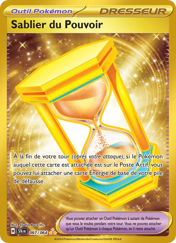 Carte Pokémon Sablier du Pouvoir de l'extension Fable Nébuleuse